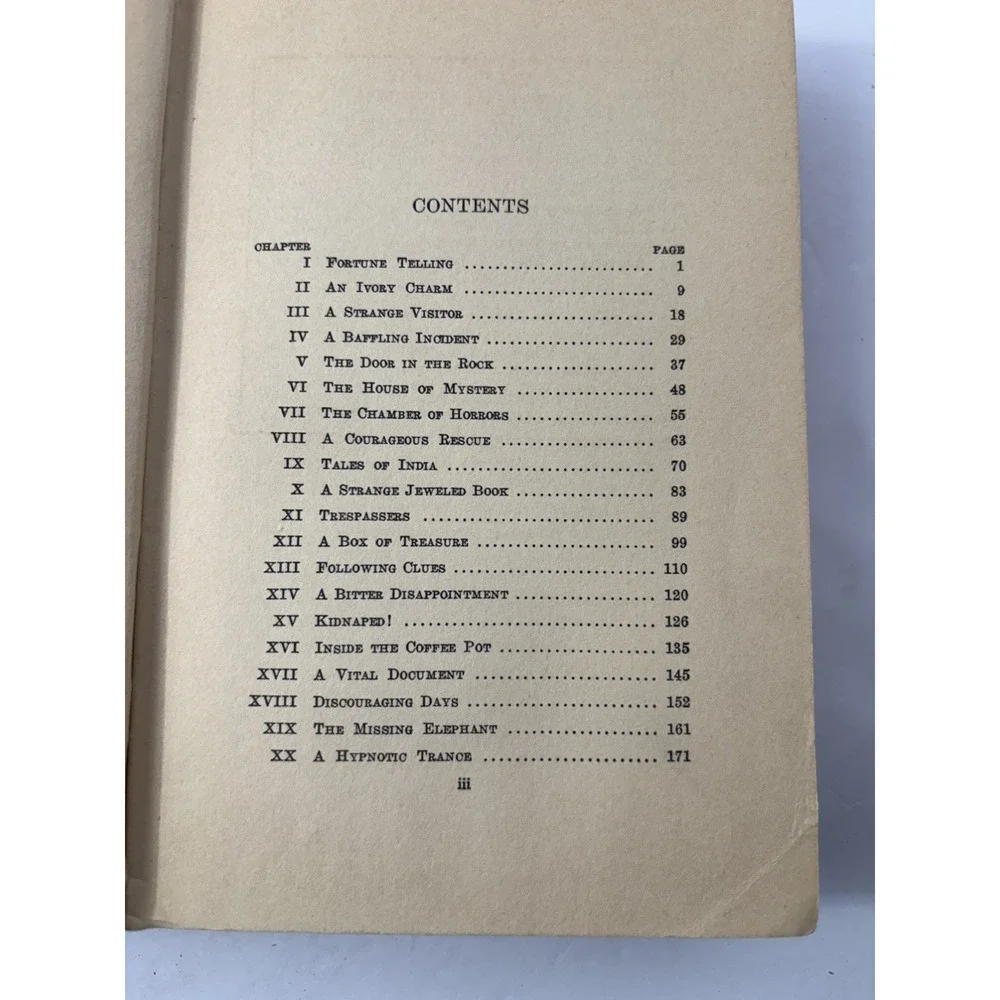 1936 Nancy Drew: The Mystery of the Ivory Charm | Carolyn Keene HC 1st Edition